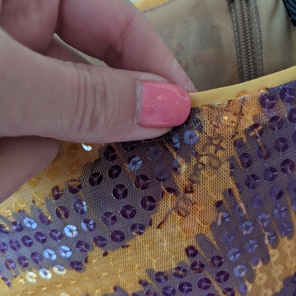 Just Cavalli Purple Orange Asymmetrical Mini Dress NWT Sz 6 - Picture 7 of 9